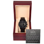 To my Son | Black Chronograph Watch