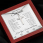 To my Soulmate | Cross Necklace