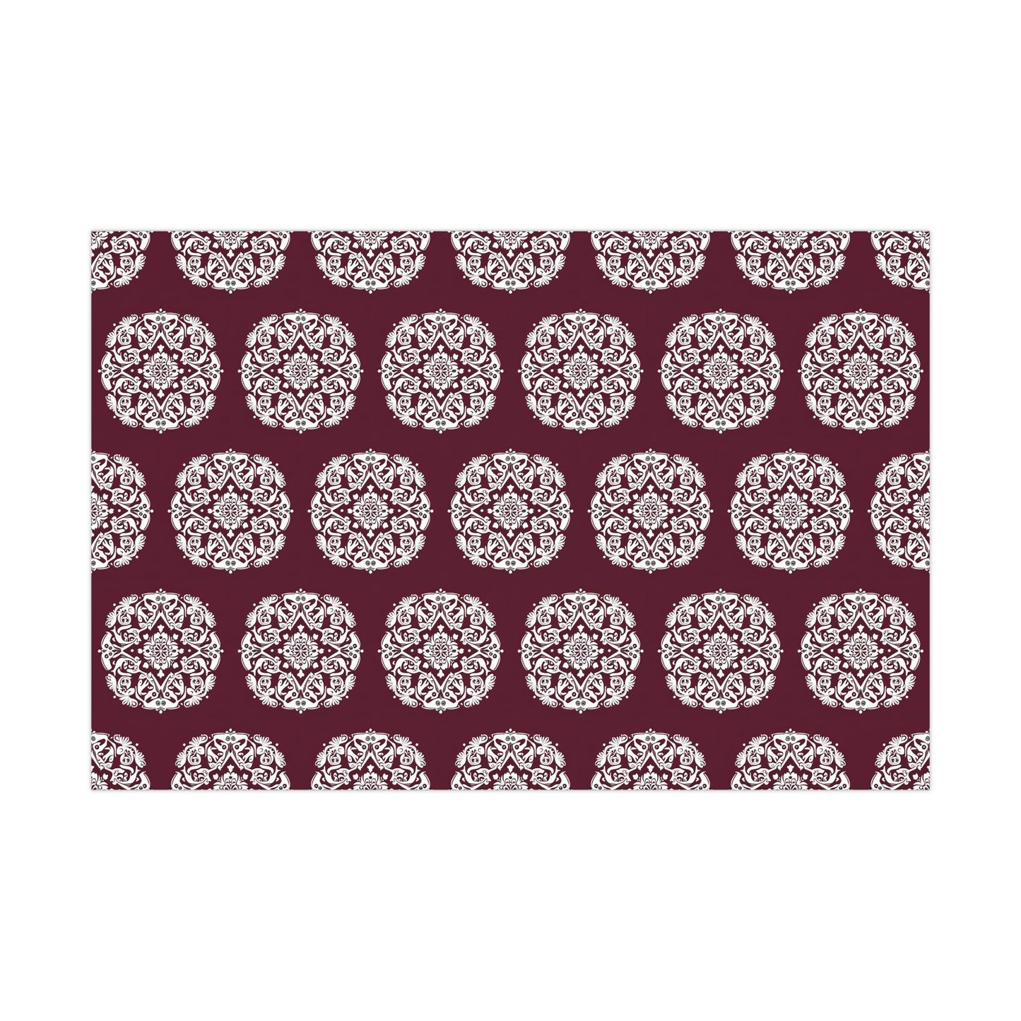 Gift Wrap Papers - Red & White Design