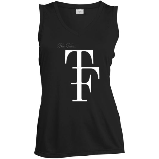 LST352 Ladies' Sleeveless V-Neck Performance Tee