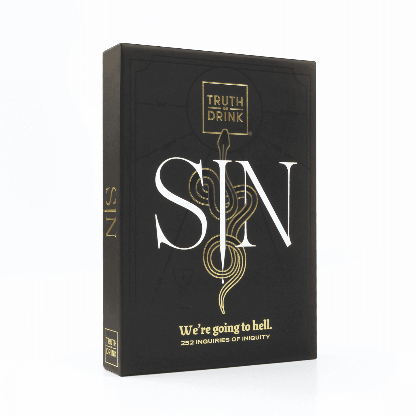 Truth or Drink: Sin | Guilty Pleasures Card Game by Cut