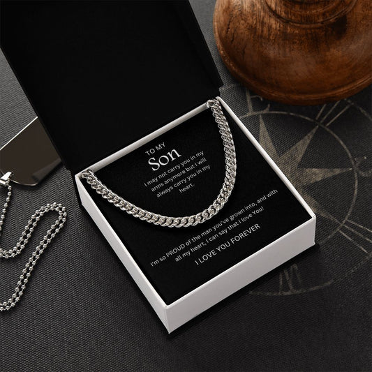 To my Son | Cuban Link Chain