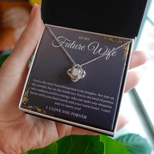 To my Future Wife | Love Knot Necklace