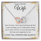 To my Darling Wife | Interlocking Heart Necklace