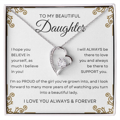 To my Daughter | Forever Love Necklace