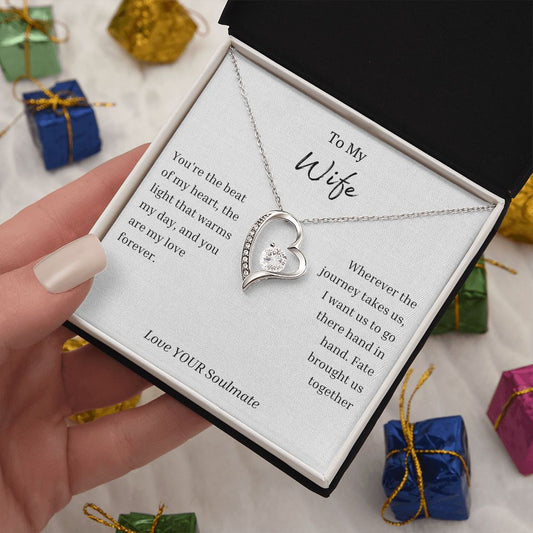 To my Wife | Forever Love Necklace Template Forever Love Necklace