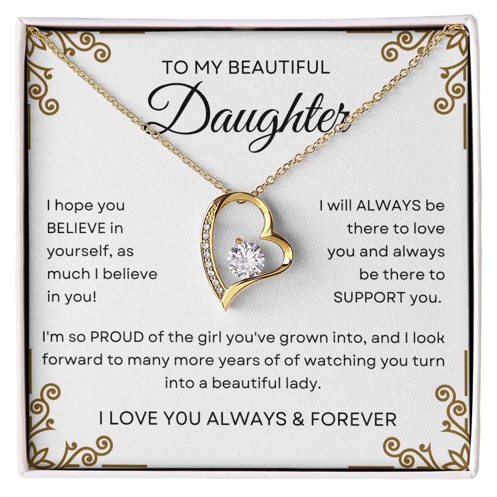 To my Daughter | Forever Love Necklace