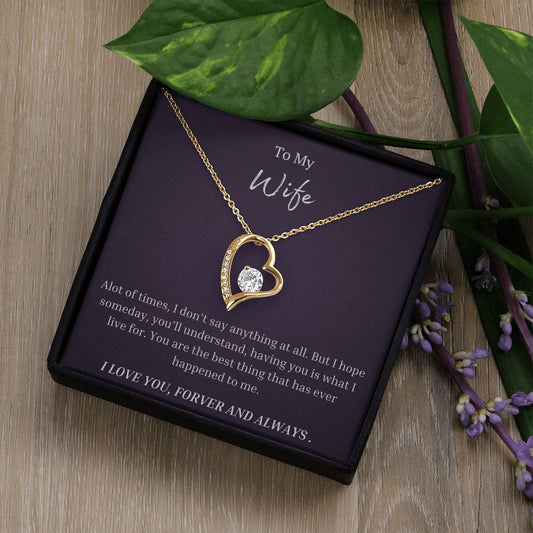 To my Wife |Forever Love Necklace