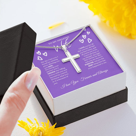 To my Wife | Cross Necklace