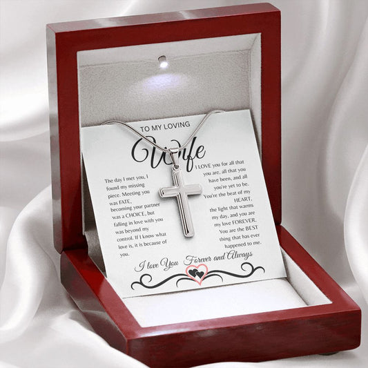 To my Wife | Cross Necklace