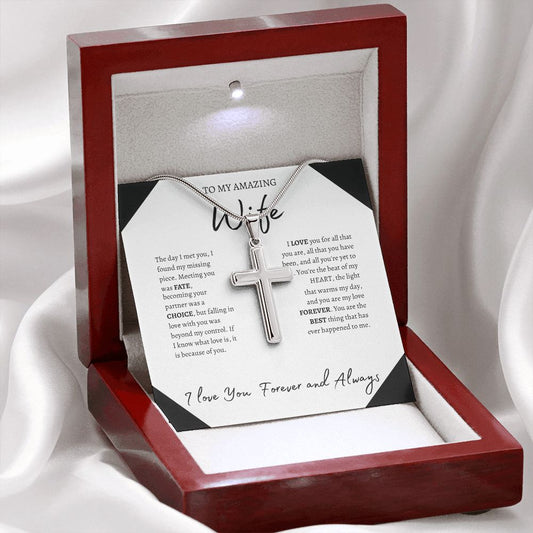 To my Wife | Cross Necklace